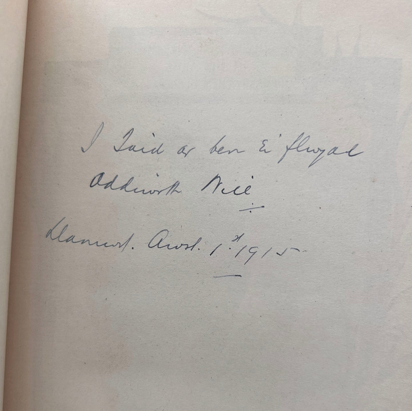 Camrau at Grist - E. G. White - 1915 (Preloved)