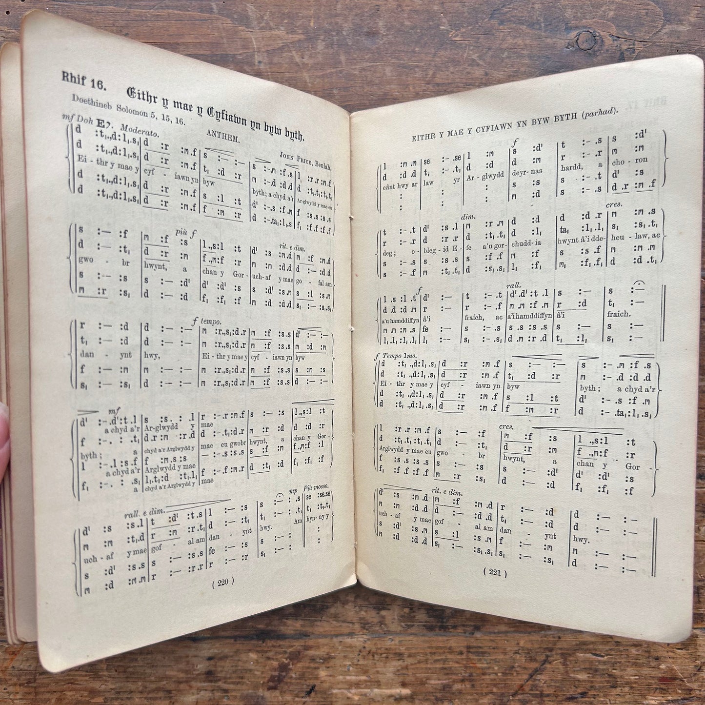 Caniedydd yr Ysgol Sul - Welsh Songs, Hymns, Organs & Anthems 1899 (Preloved)