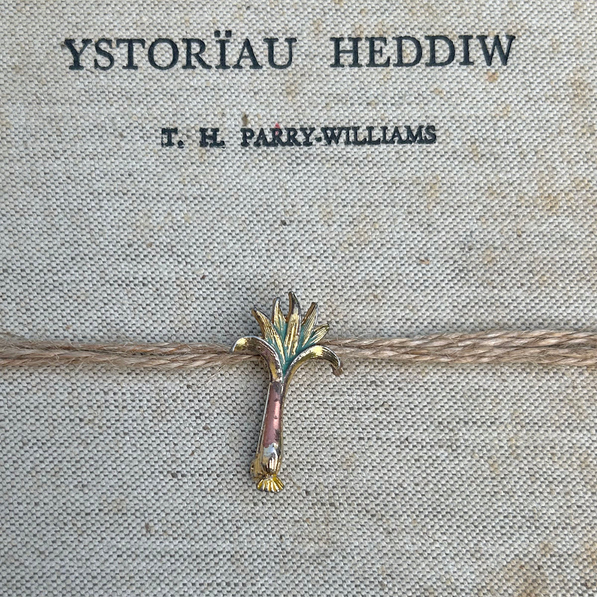 Bathodyn Cap / Beret - Pres Hen - Gwarchodlu Cymru Leek (Wedi'i Ail-law)