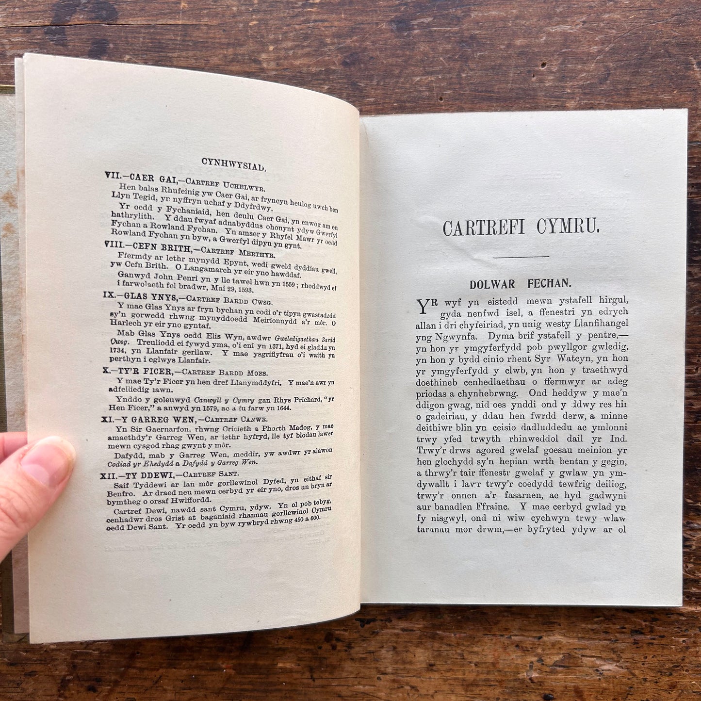 Cartrefi Cymru - Owen M. Edwards 1896 - 1st edition (Preloved)