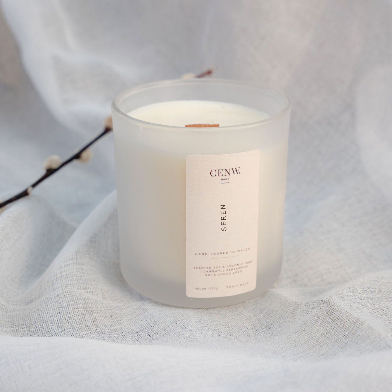 Candle - Cenw - Seren / Star - Large