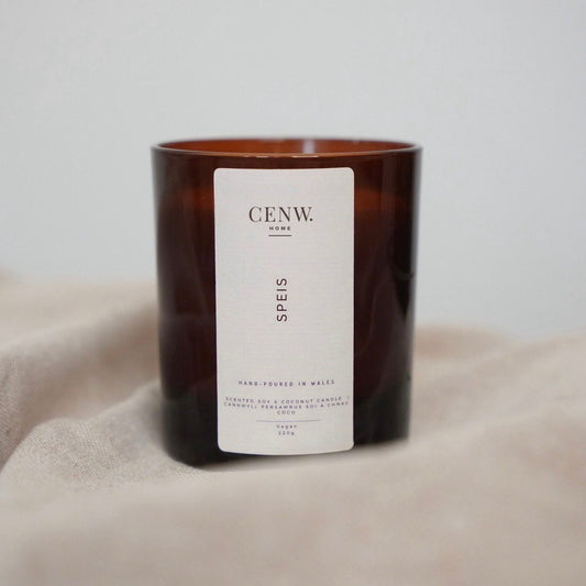 Candle - Cenw - Amber Votive - Speis / Spice