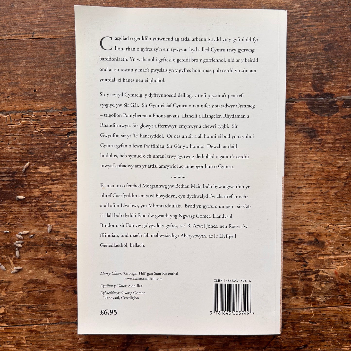 Cerddi Sir Gâr - Bethan Mair - 2004 - 1st Ed. (Preloved)