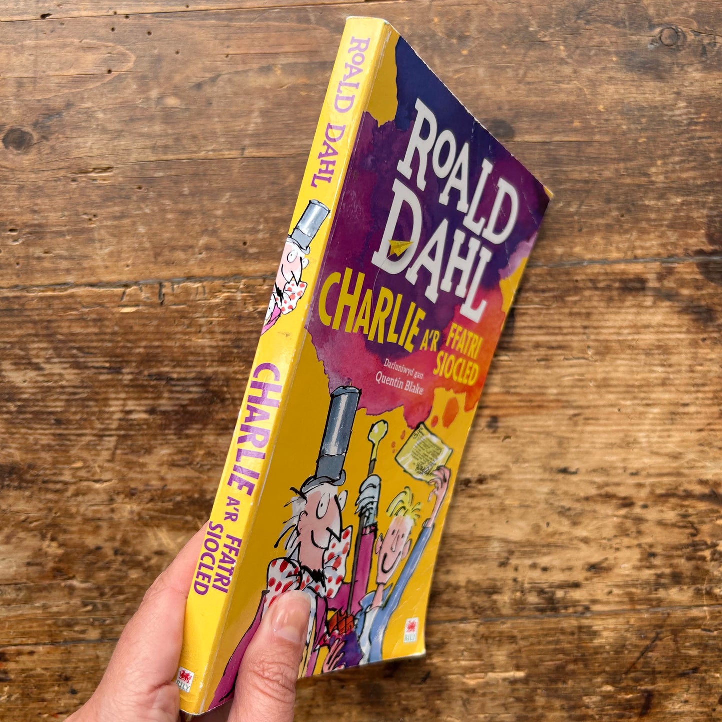 Charlie a'r Ffatri Siocled - Charlie and The Chocolate Factory - Roald Dahl - Welsh (Preloved)