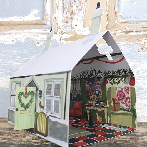 3D Card / Decoration - Christmas Cottage - No. 25
