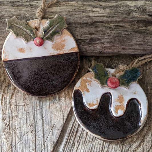 Decoration - Ceramic - Christmas Pudding