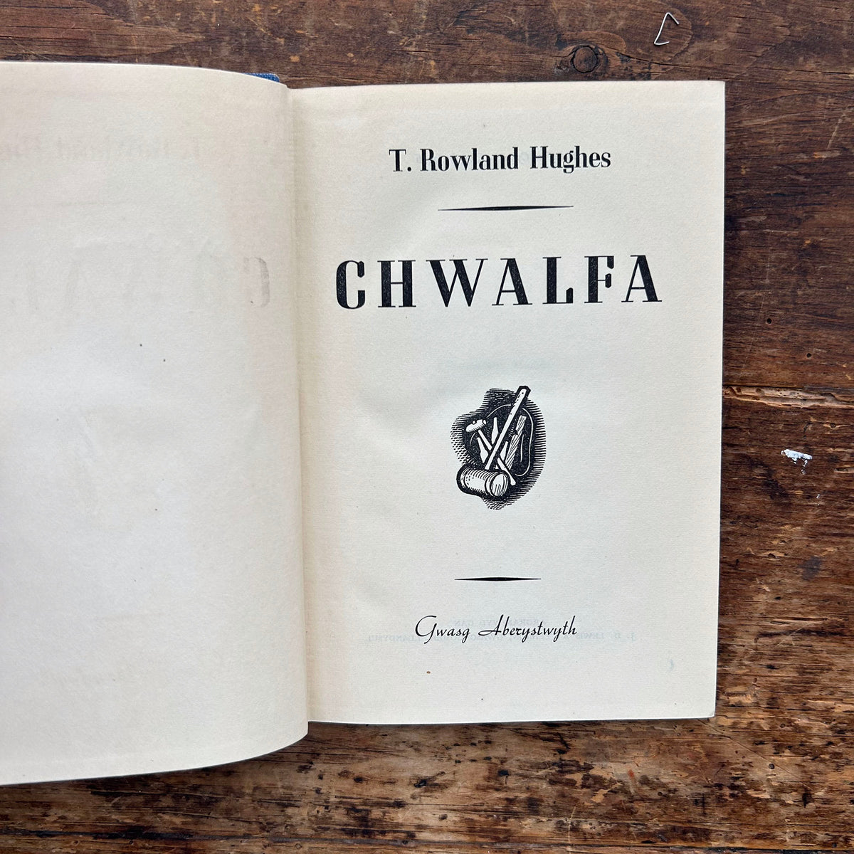 William Jones - Nofel Gan T. Rowland Hughes - 1951 (Rhag-gariad)