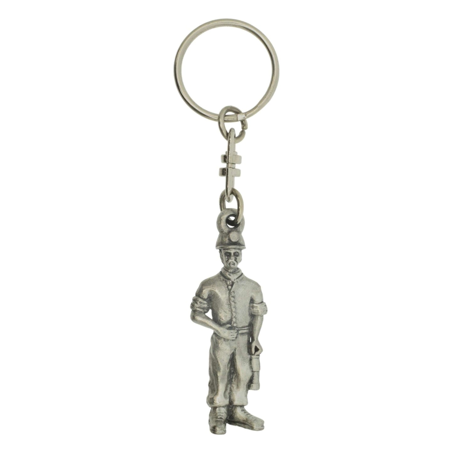Keyring / Key Chain - Gwerin Cymreig - Pewter - Mari Lwyd