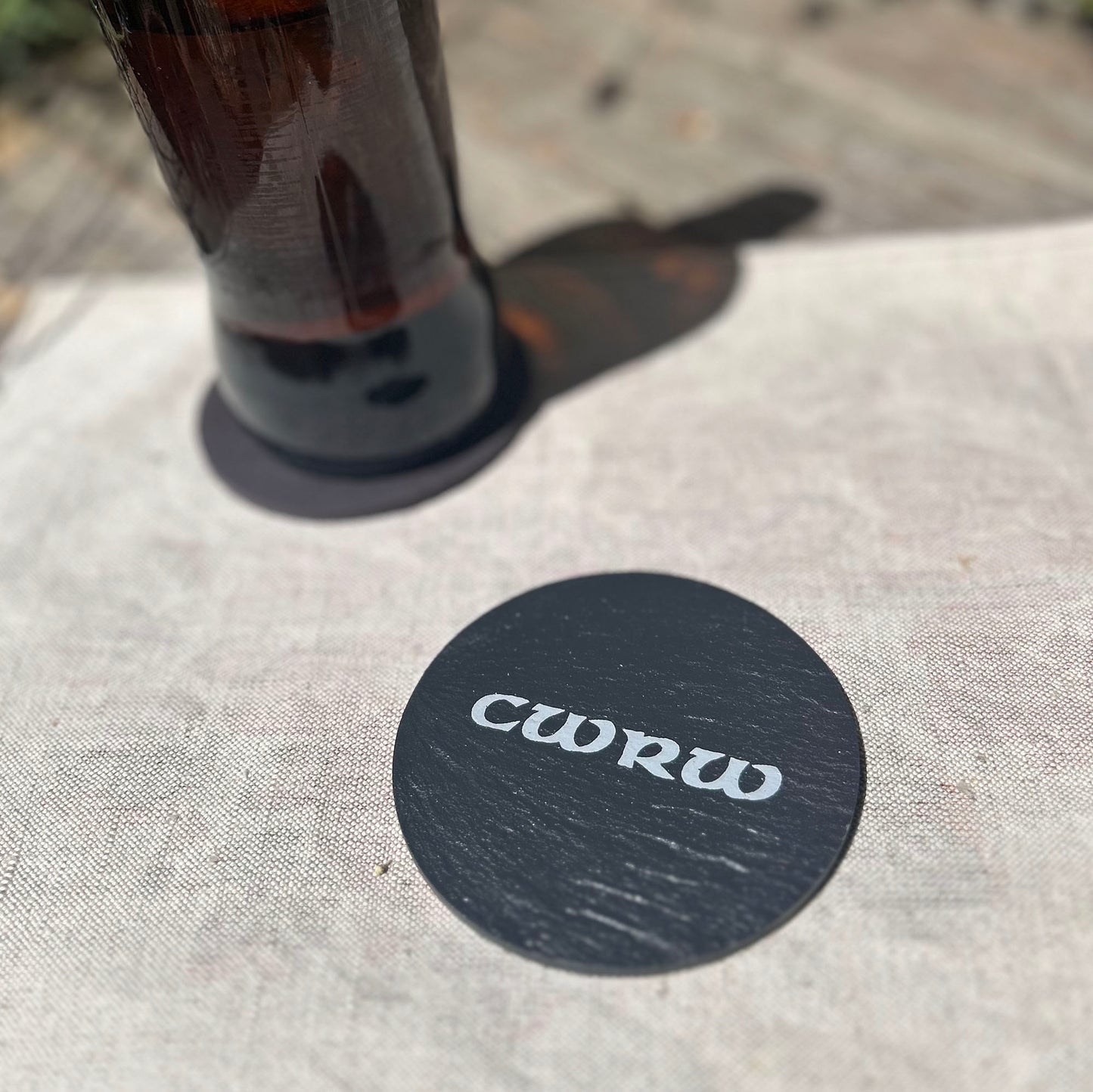 Coaster - Welsh Slate - Beer / Cwrw