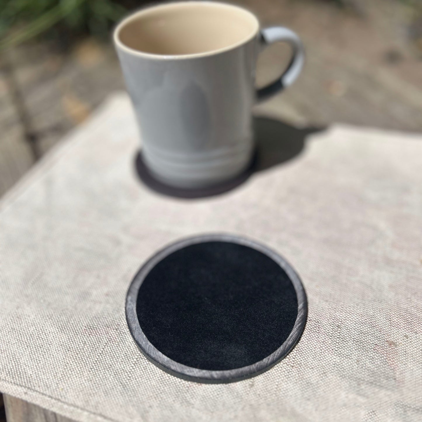 Coaster - Welsh Slate - Coffee / Coffi