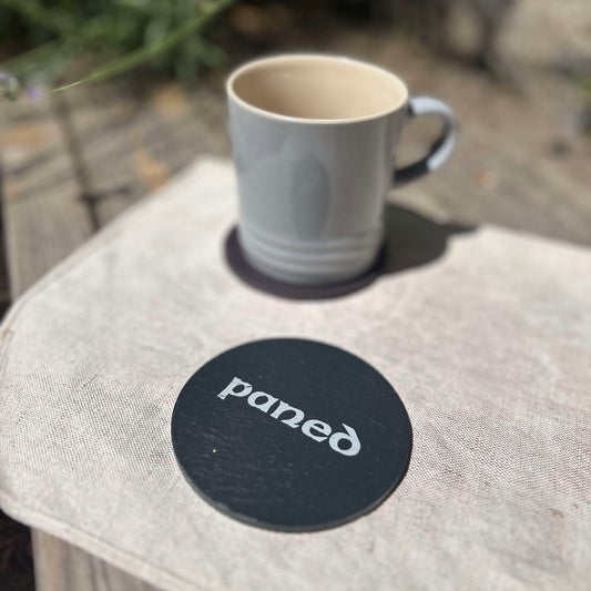 Coaster - Welsh Slate - Cuppa / Cup of Tea / Paned