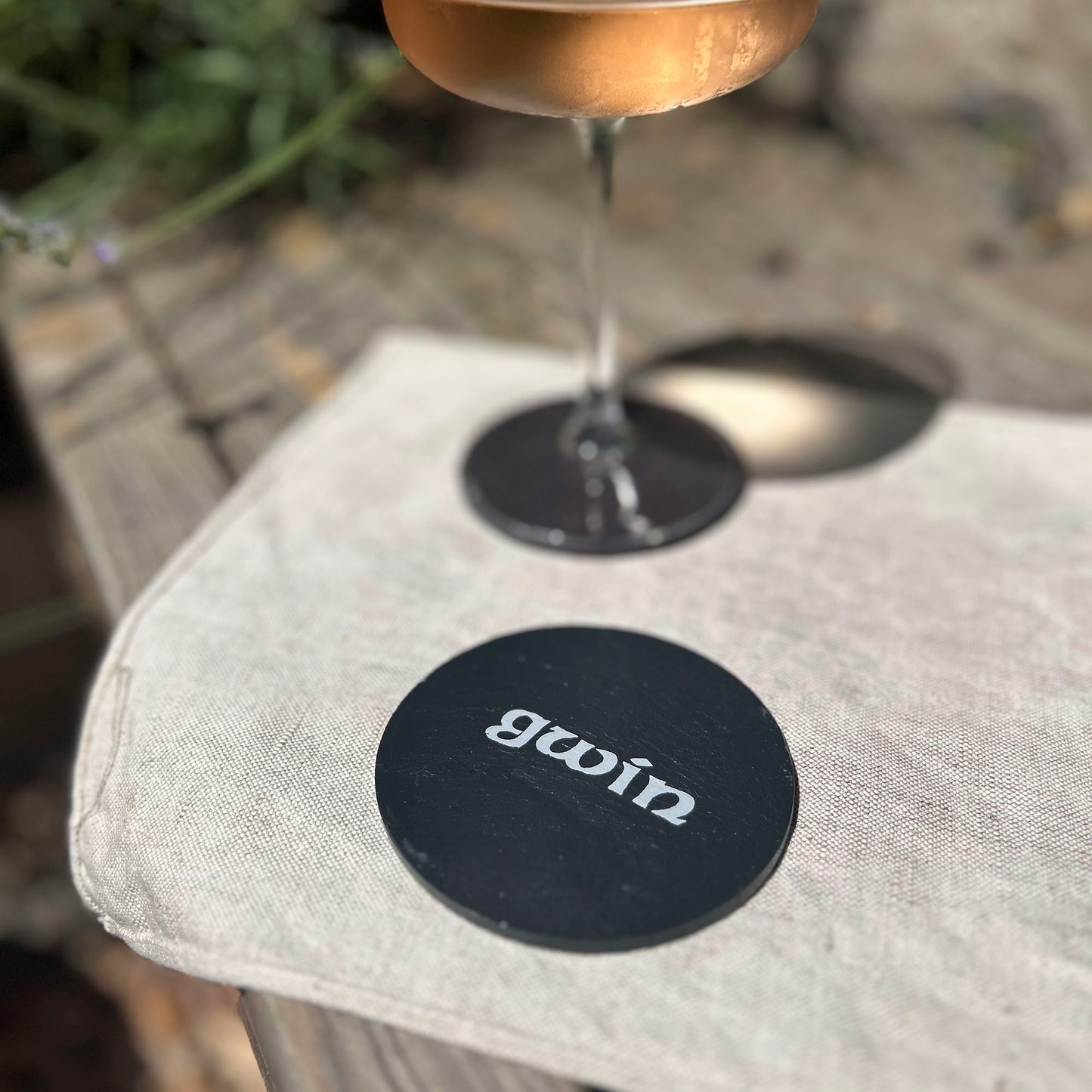 Coaster - Welsh Slate - Wine / Gwin