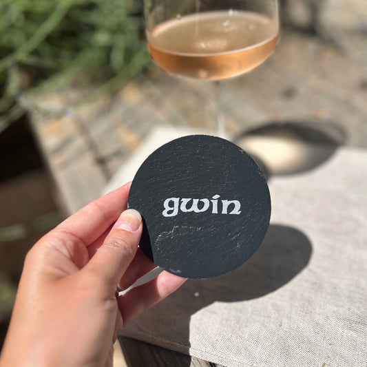 Coaster - Welsh Slate - Wine / Gwin