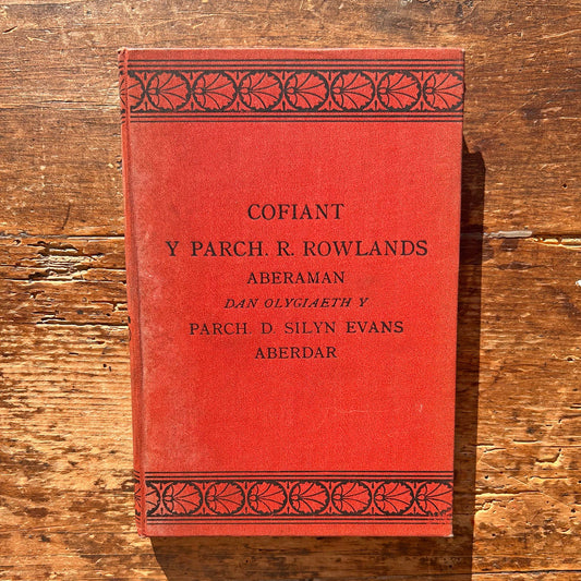 Cofiant y Parch. R. Rowlands Aberaman - D. Silyn Evans 1892 (Preloved)