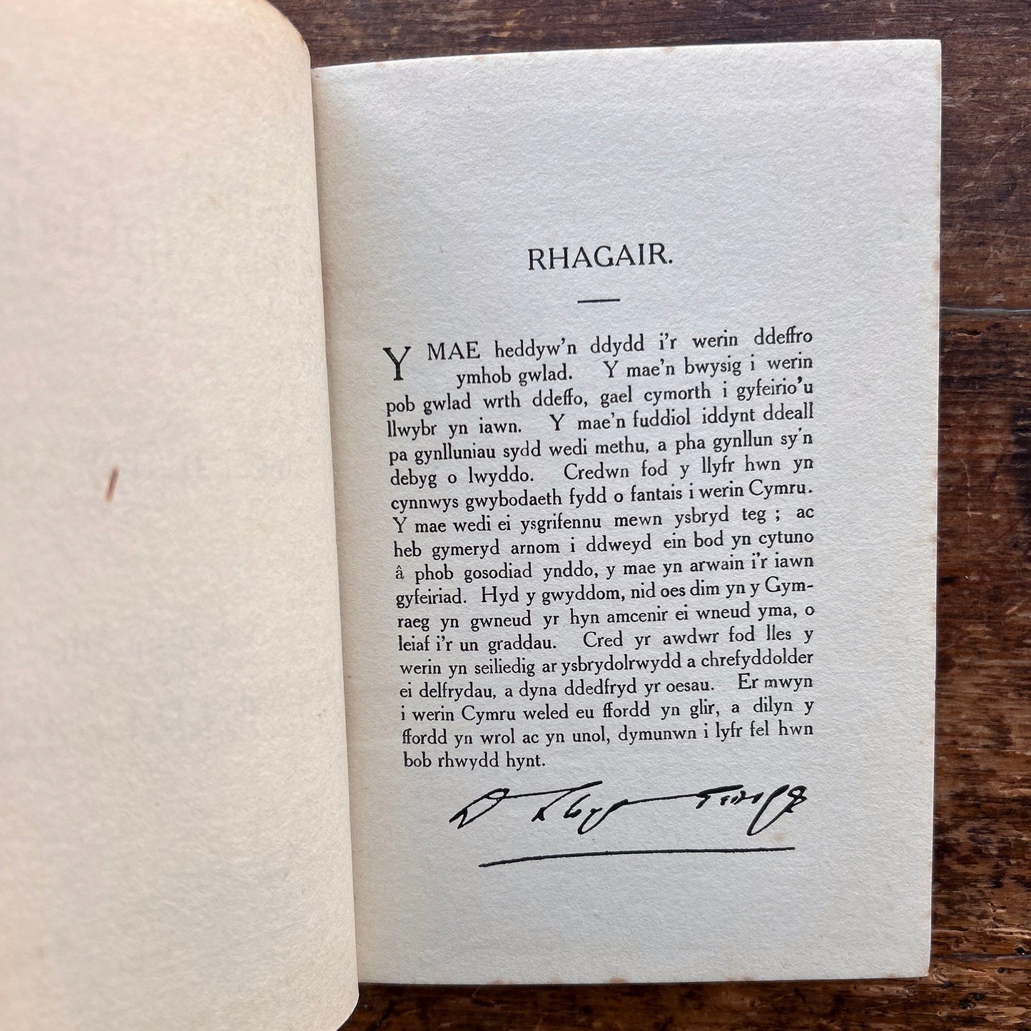 Cristionogaeth a Chymdeithas - D. Lloyd George - J. H. Howard - 1914 1st edition (Preloved)