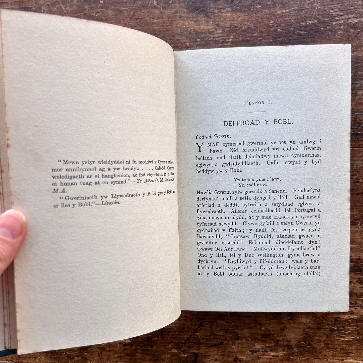Cristionogaeth a Chymdeithas - D. Lloyd George - J. H. Howard - 1914 1st edition (Preloved)