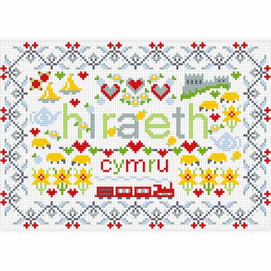 Cross Stitch Kit - Welsh - Hiraeth Cymru