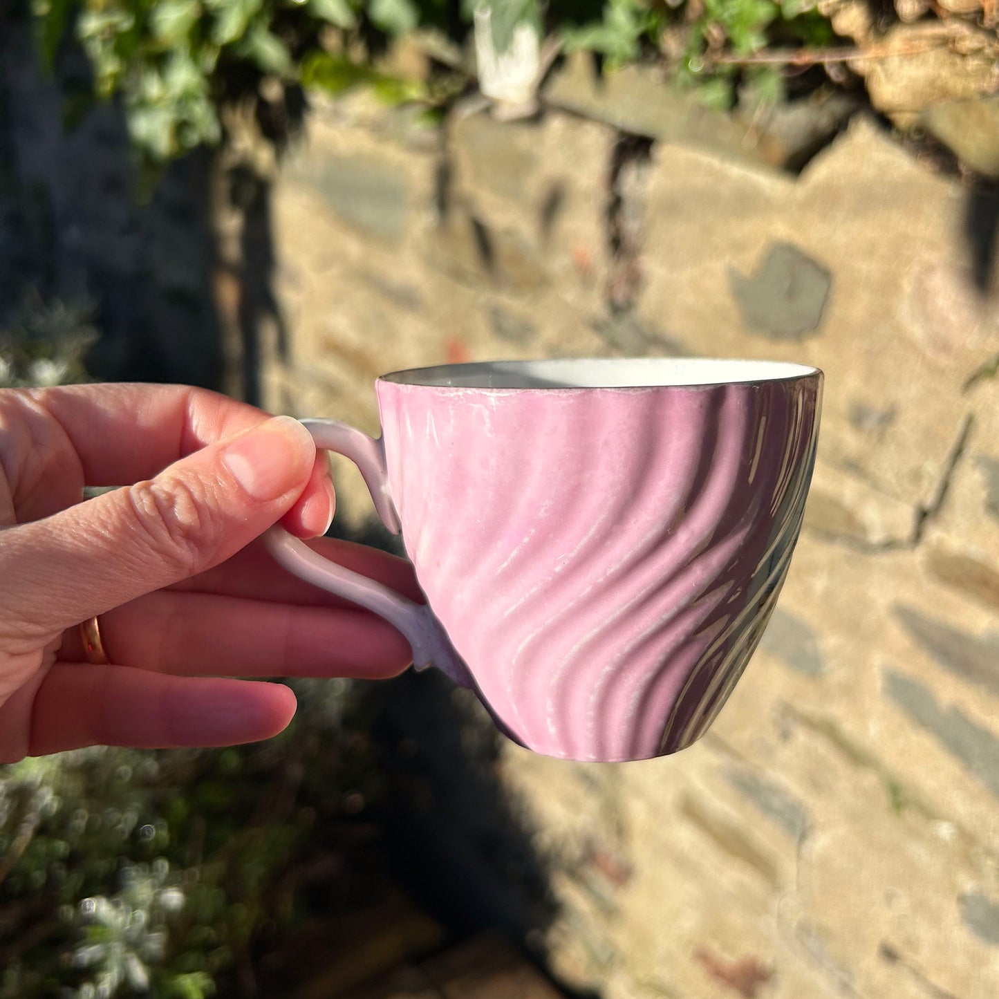Cup & Saucer - Llandudno Pier and Little Ormes Head - Antique Souvenir (Preloved)