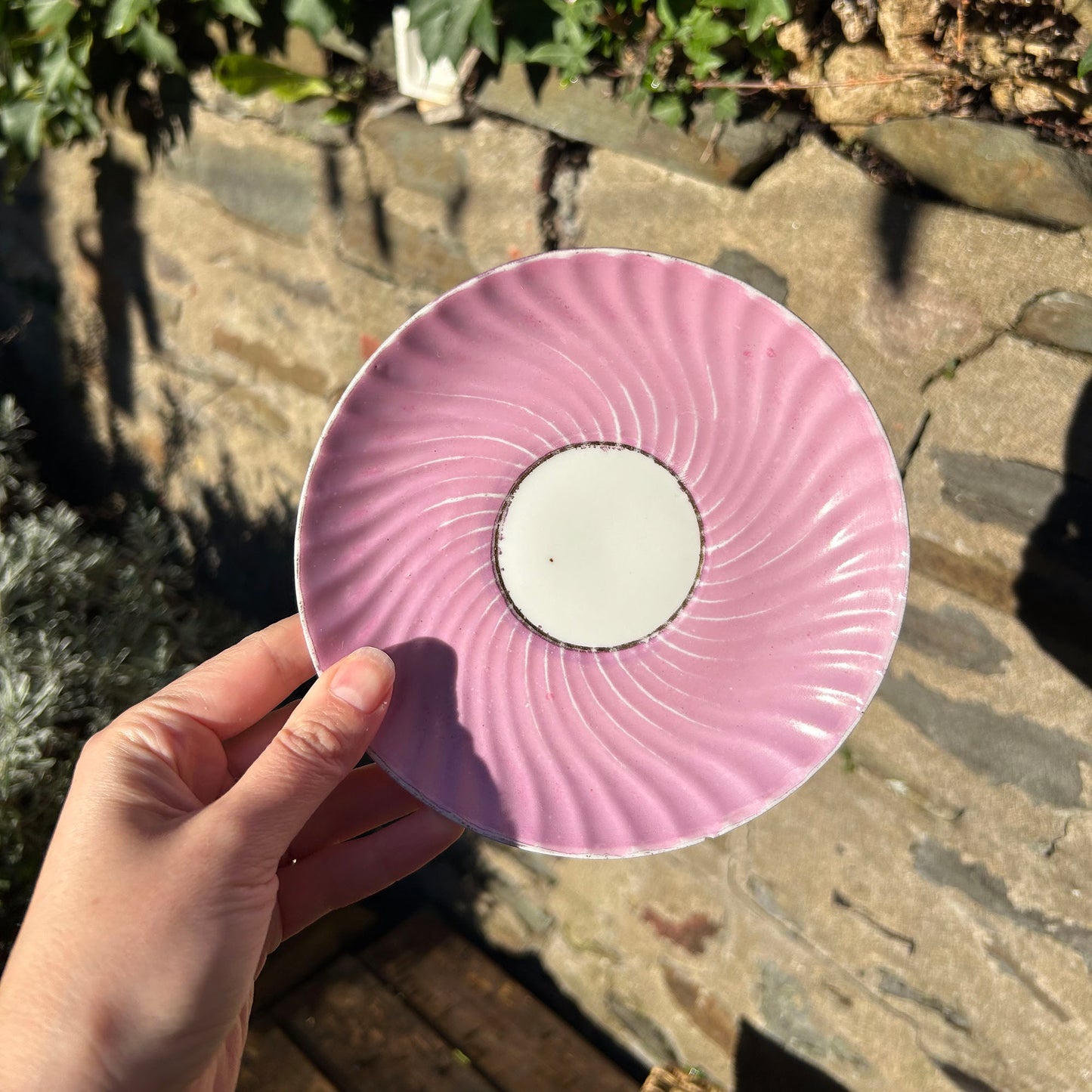 Cup & Saucer - Llandudno Pier and Little Ormes Head - Antique Souvenir (Preloved)