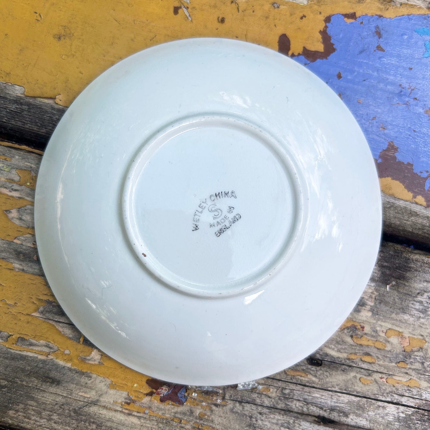 Cup & Saucer - Welsh Costumes - Present from Llandilo / Llandeilo - Vintage Souvenir (Preloved)