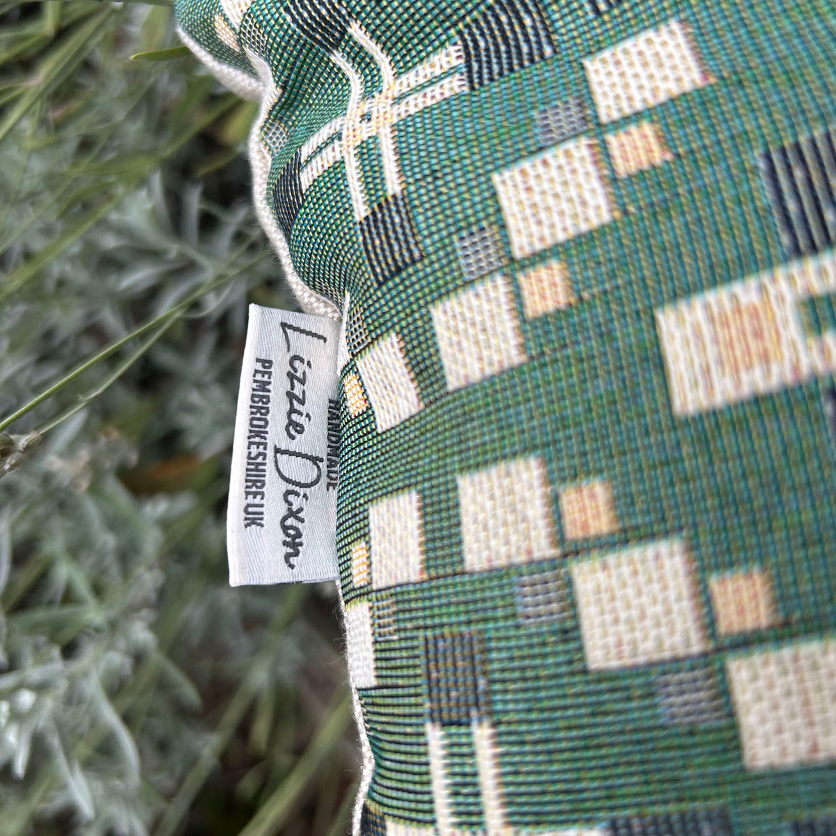 Cushion - Welsh Tapestry Cross - Evergreen