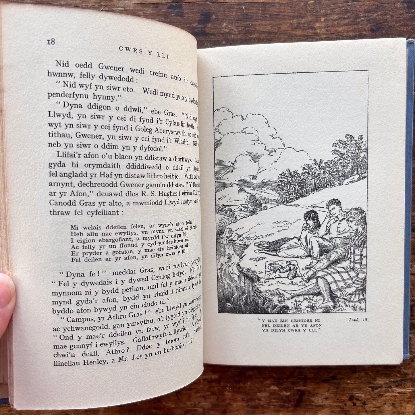 Cwrs y Lli - Moelona - 1927 1st edition (Preloved)