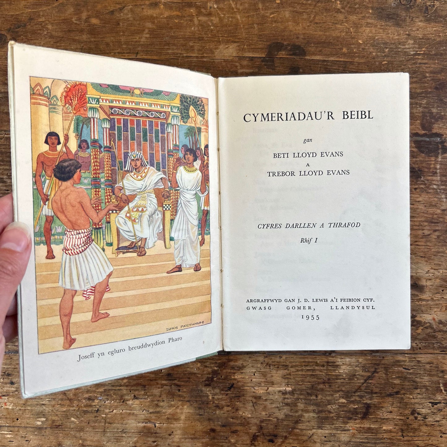 Cymeriadau'r Beibl - Cymeriadau Beiblaidd 1957 (Preloved)