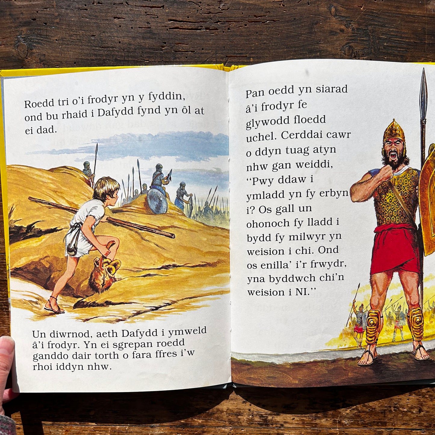 Dafydd a Goliath - Nawr Gellwch Chi Ddarllen - Storiau O'r Beibl - 1982 (Preloved)