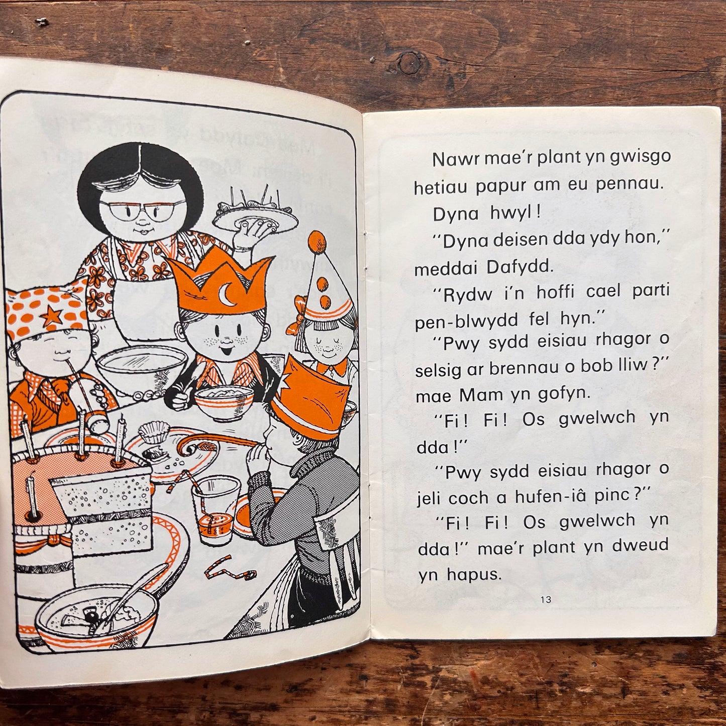 Dafydd a Gwenno - Pen-Blwydd Dafydd - Morfudd Strange 1980 (Preloved)