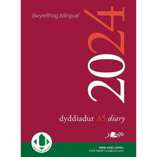 Academic Diary / Dyddiadur Addysg - Bilingual - A5 - 2024