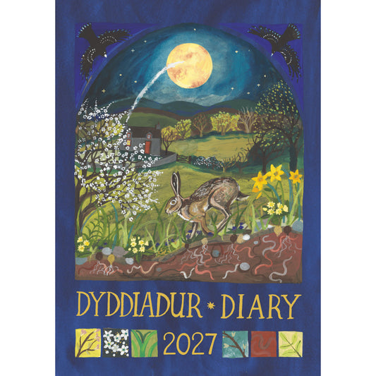 Diary / Dyddiadur - Welsh Language - Full Moons - 2027