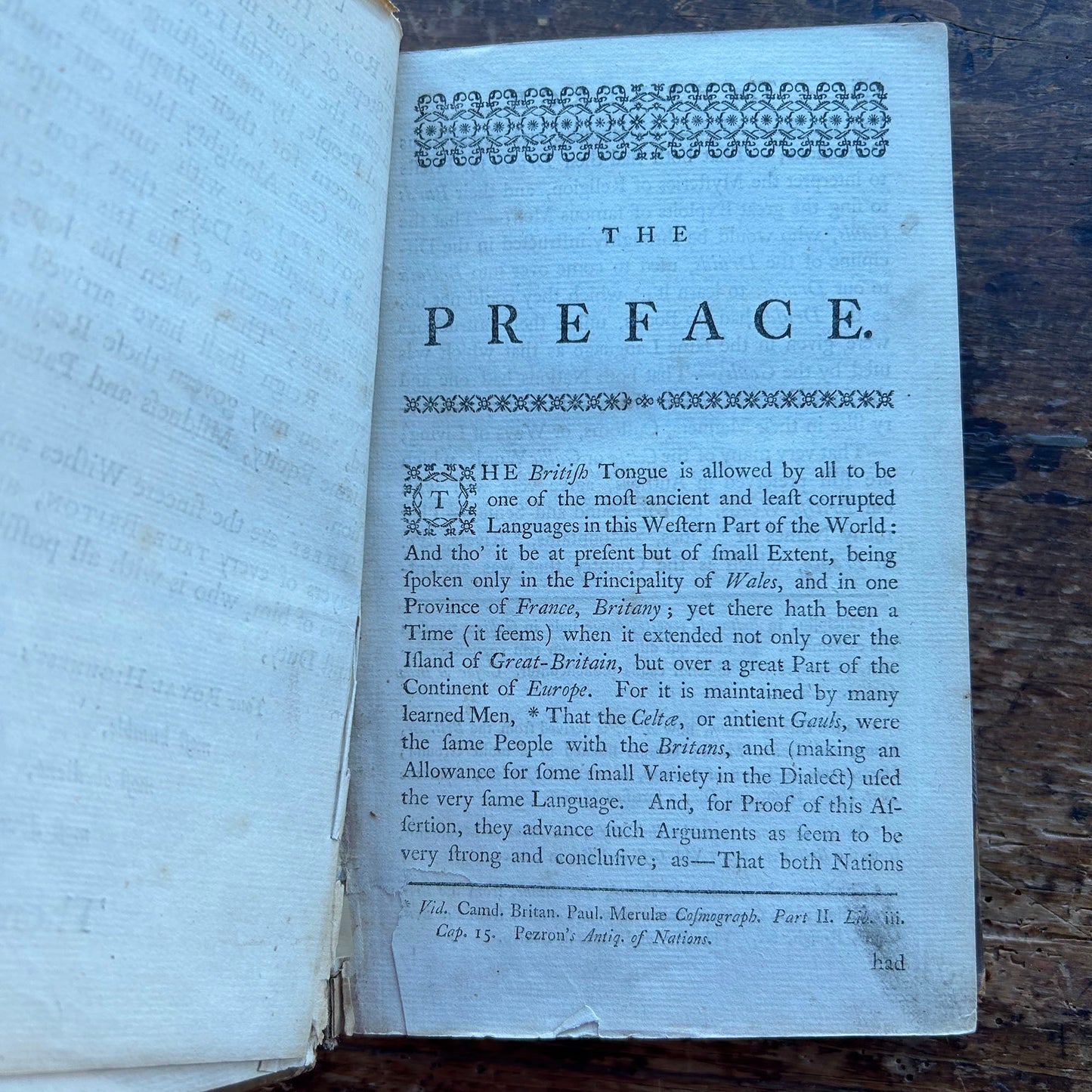 Dictionary / Geiriadur - Antiquae Linguae Britannicae - Richards Welsh & English - Antique 1759 (Preloved)