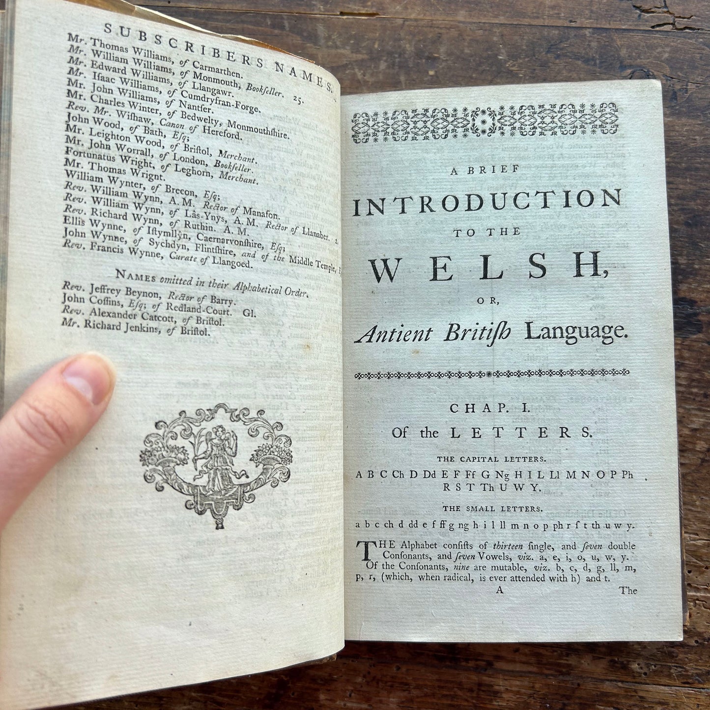 Dictionary / Geiriadur - Antiquae Linguae Britannicae - Richards Welsh & English - Antique 1759 (Preloved)