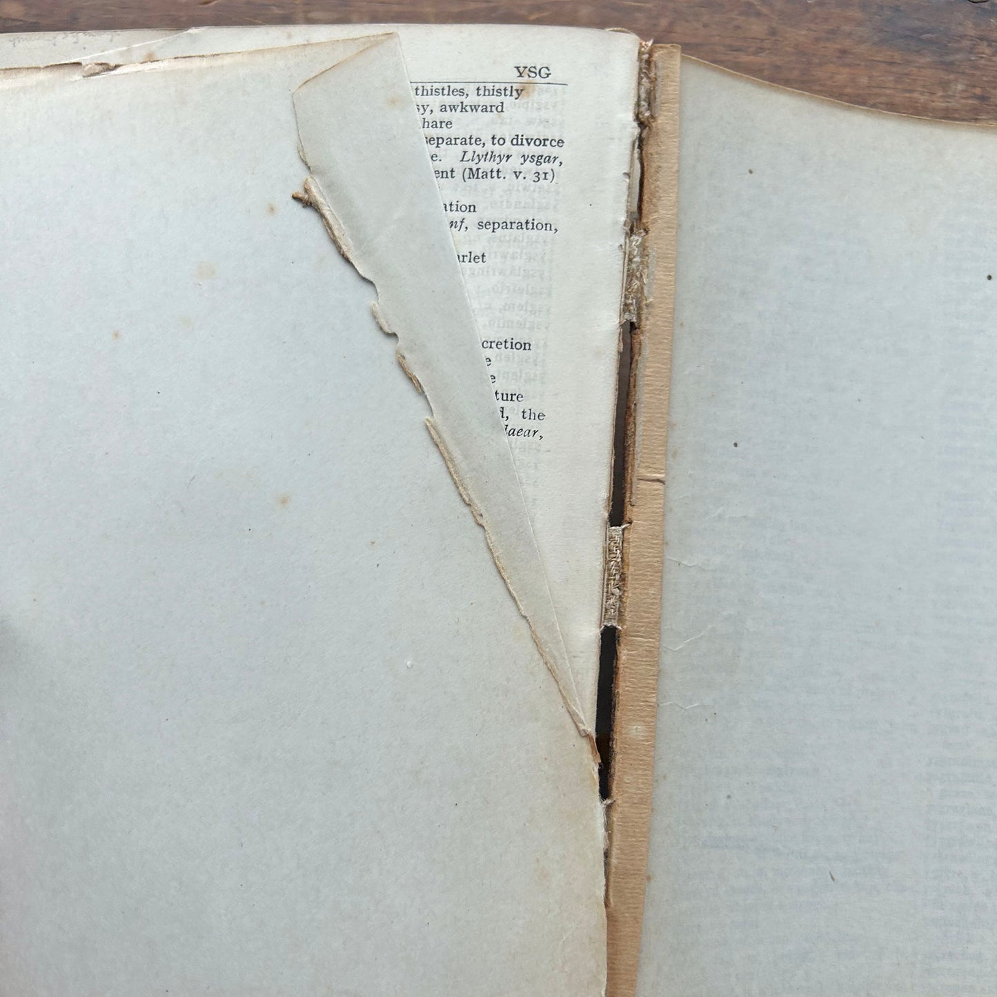 Dictionary / Geiriadur - Spurrell's Welsh & English - Antique 1915 (Preloved)