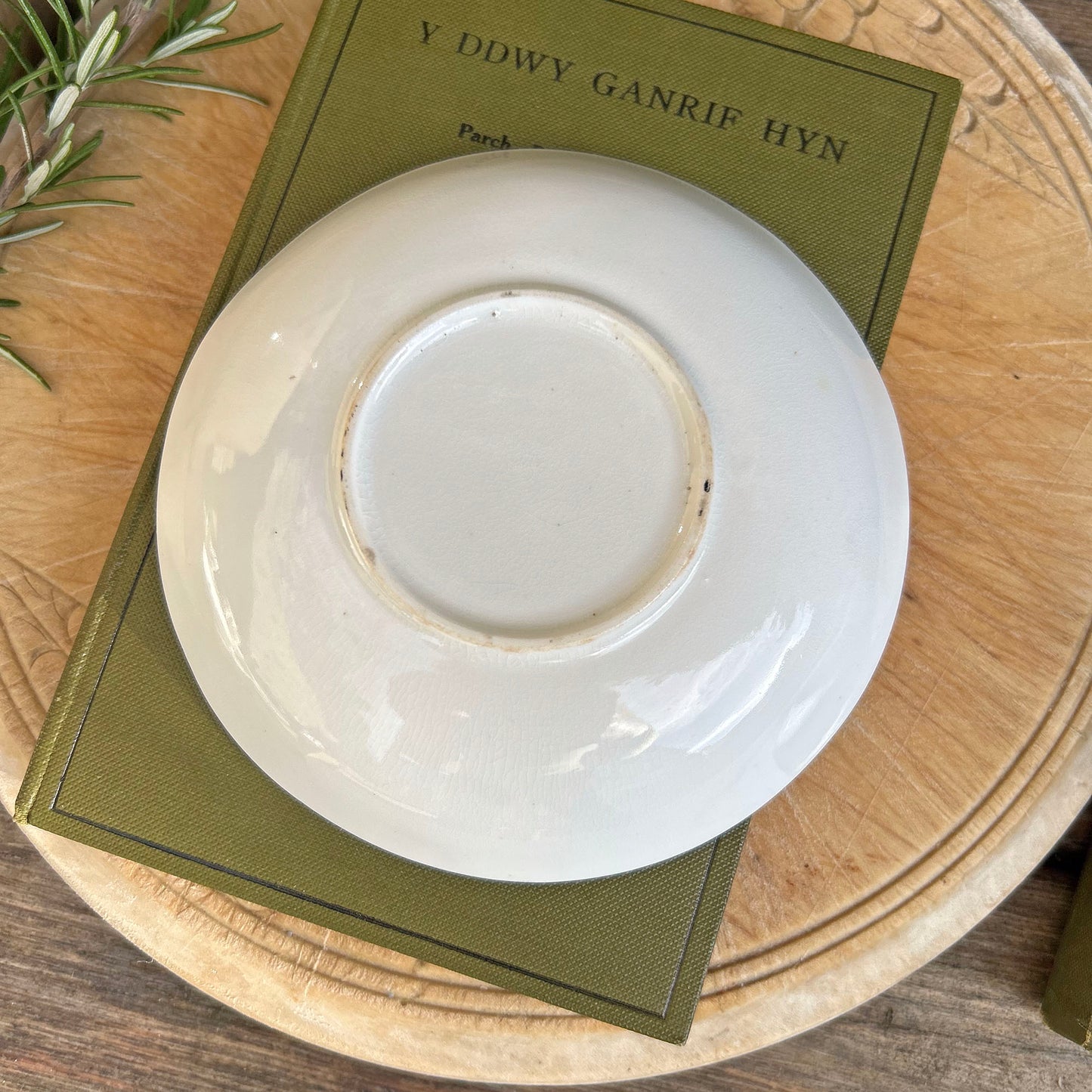 Dish / Small Plate - Welsh Costumes - Antique Souvenir (Preloved)