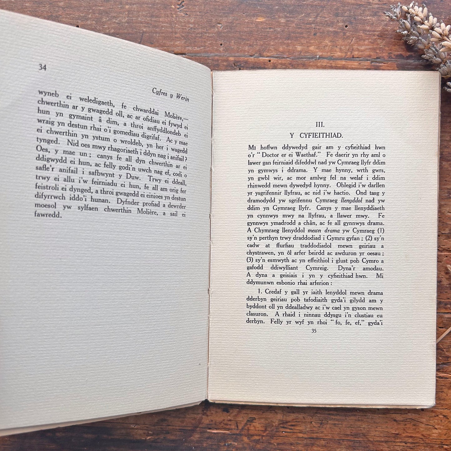 Doctor er ei Waethaf - Moliere - 1924 (Preloved)