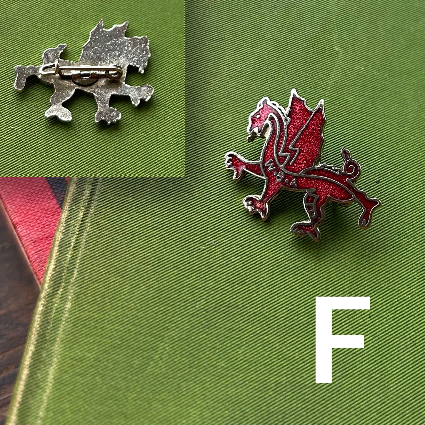 Bathodyn Pin Lapel - Hen Ffasiwn - Draig WBA (Wedi'i Ail-law)