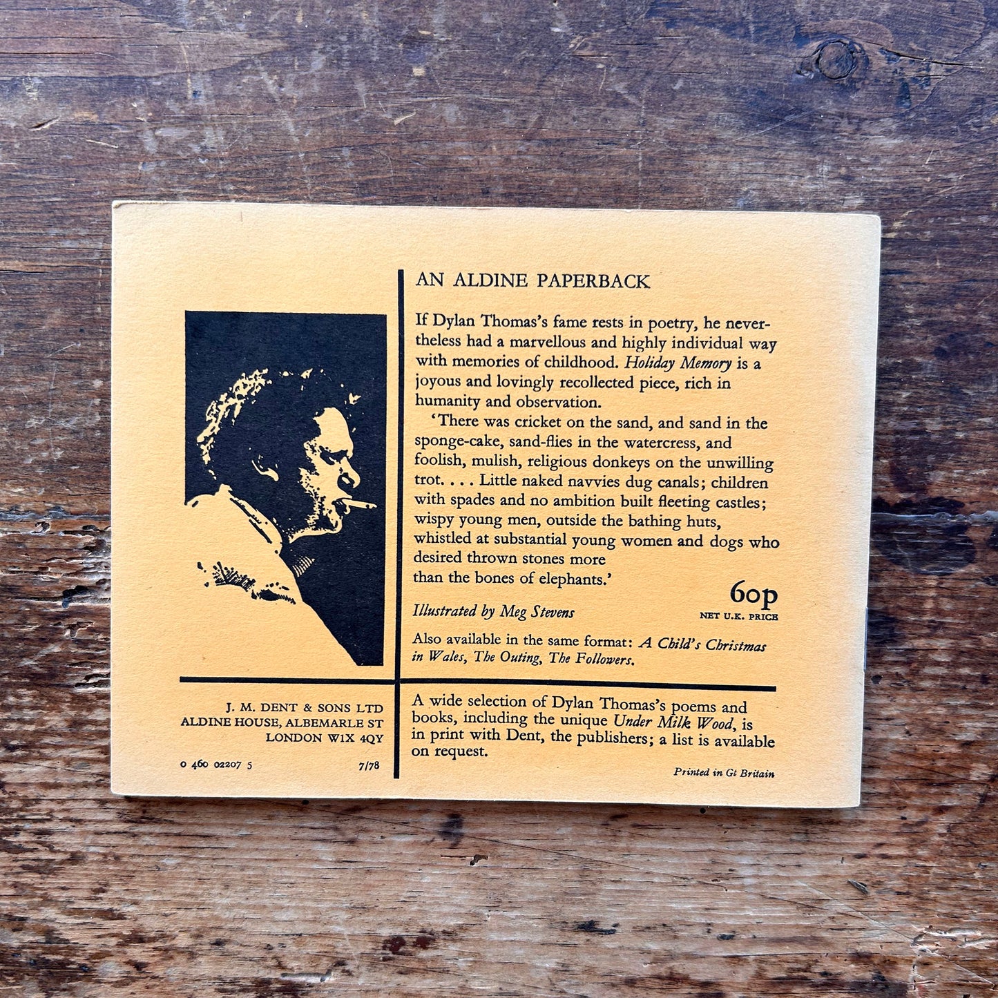 Dylan Thomas: Holiday Memory 1978 (Preloved)