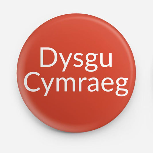 Badge / Pin  - Dysgu Cymraeg / Learning Welsh