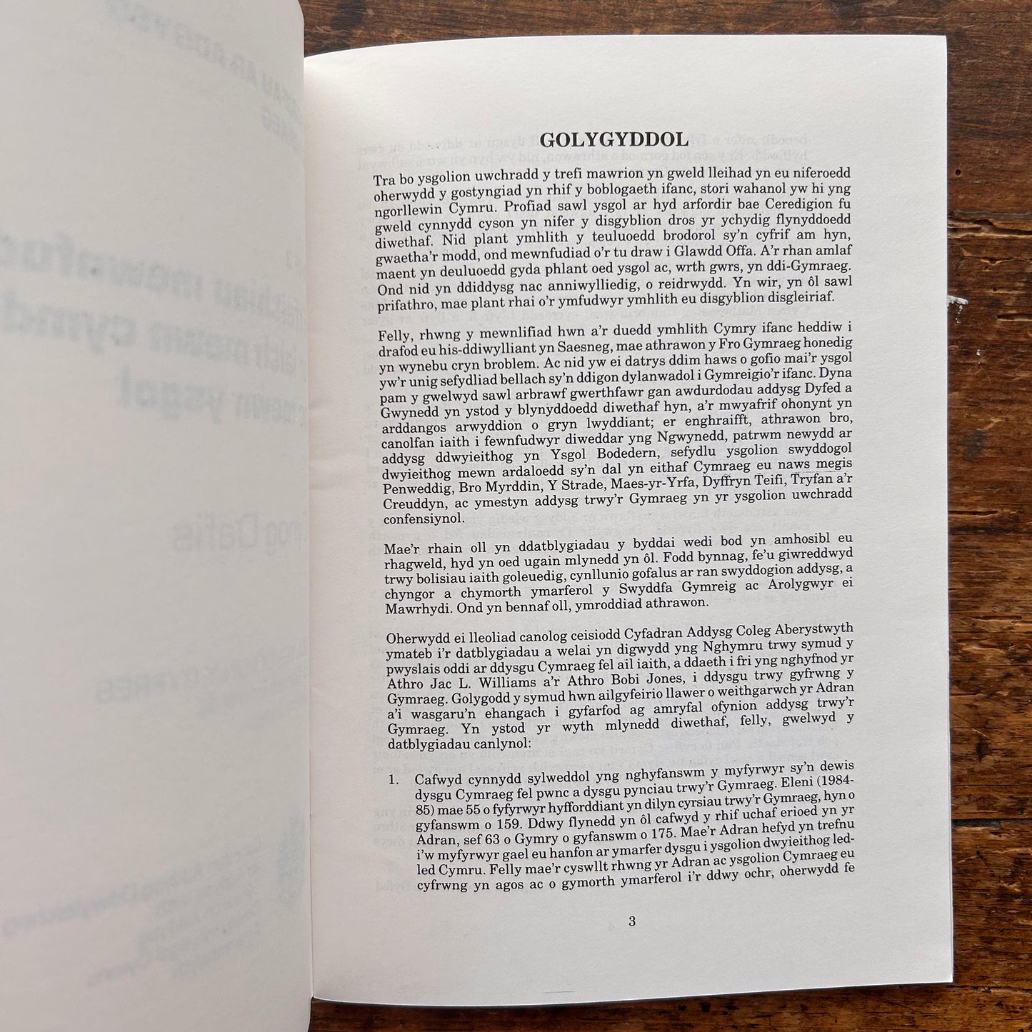 Effeithiau mewnfudiad ar iaith mewn cymdeithas ac mewn ysgol - D. Gareth Edwards, Janem Jones - 1985 (Preloved)