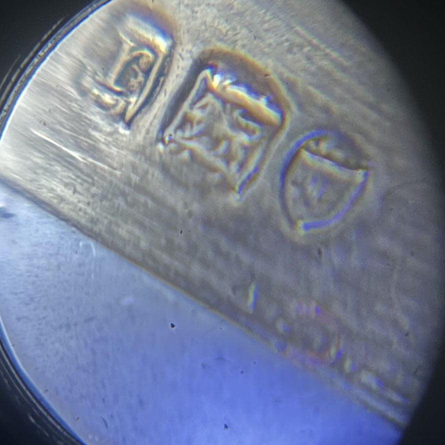 Egg Cup - Welsh Ladies - Hallmarked Silver Rim - Antique (Preloved)