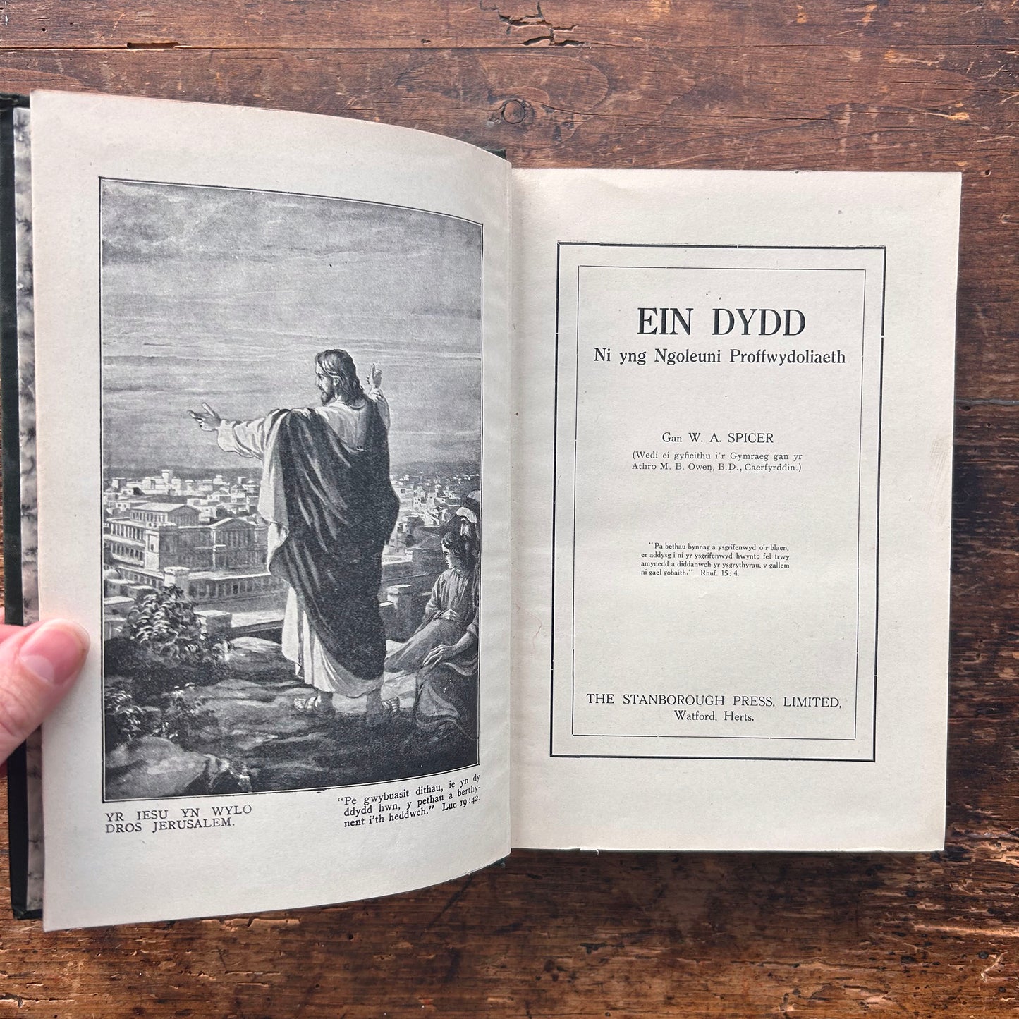 Ein Dyfdd ni yng Ngoleuni Proffwydoliaeth - W A Spicer (Preloved)