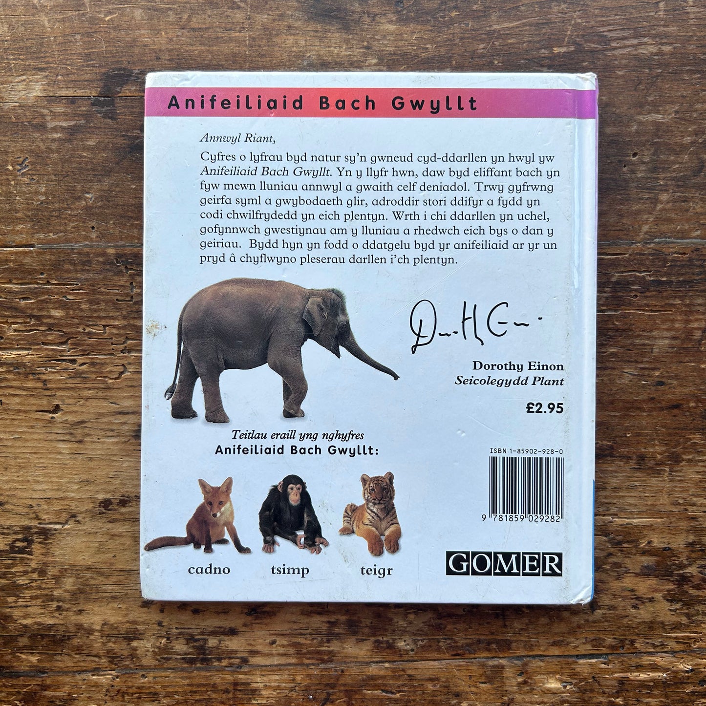 Eliffant - Anifeiliad Bach Gwylltt (Preloved)