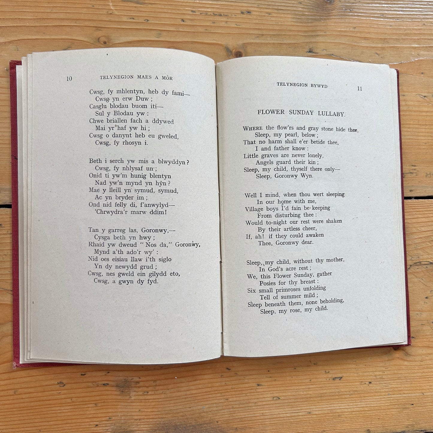 Telynegion - Maes a Mor - Eifion Wyn - Vintage Welsh Poetry (preloved)