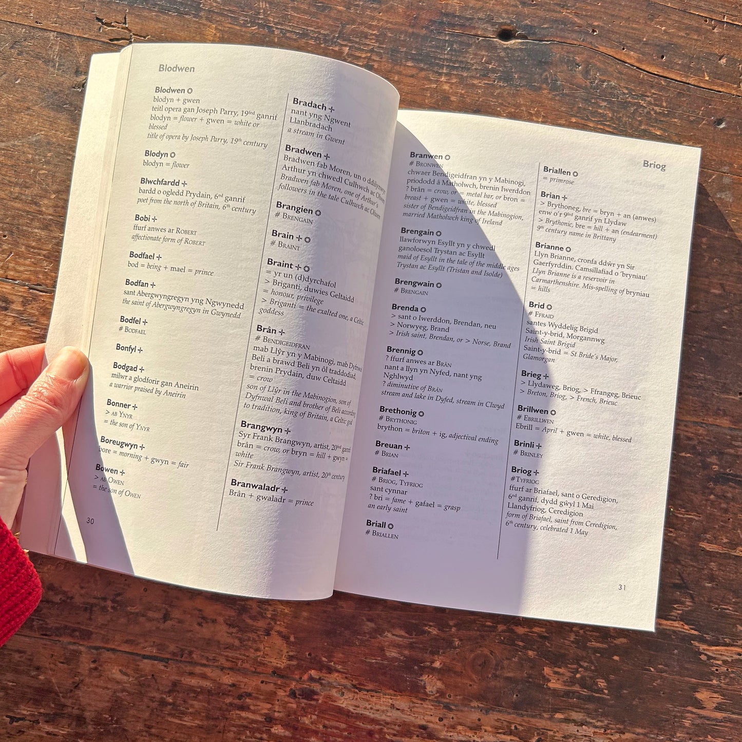 Enwau'r Cymry / Welsh First Names (Preloved)