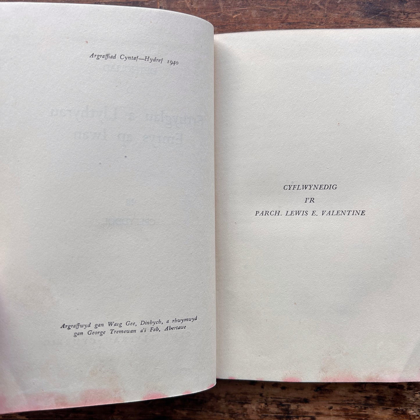 Nedw - E. Tegla Davies - Byrddau Glas - 1922 (Wedi'i ail-law)