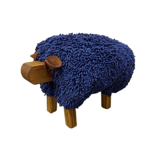 Foot Rest - Welsh Sheep - Original Ewemoo - Blueberry