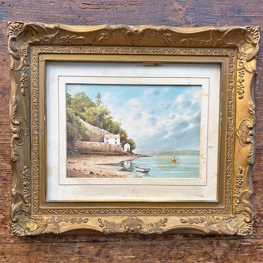 Print wedi'i Fframio - Cwchdy Dylan Thomas - Talacharn (Wedi'i Ail-garu)