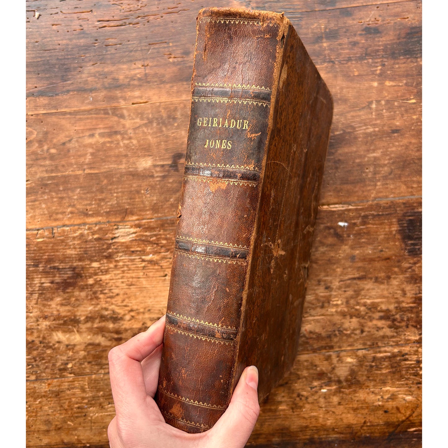 Geiriadur Duwinyddol / Theological Dictionary- W. Jones - Welsh - Antique 1864 (Preloved)