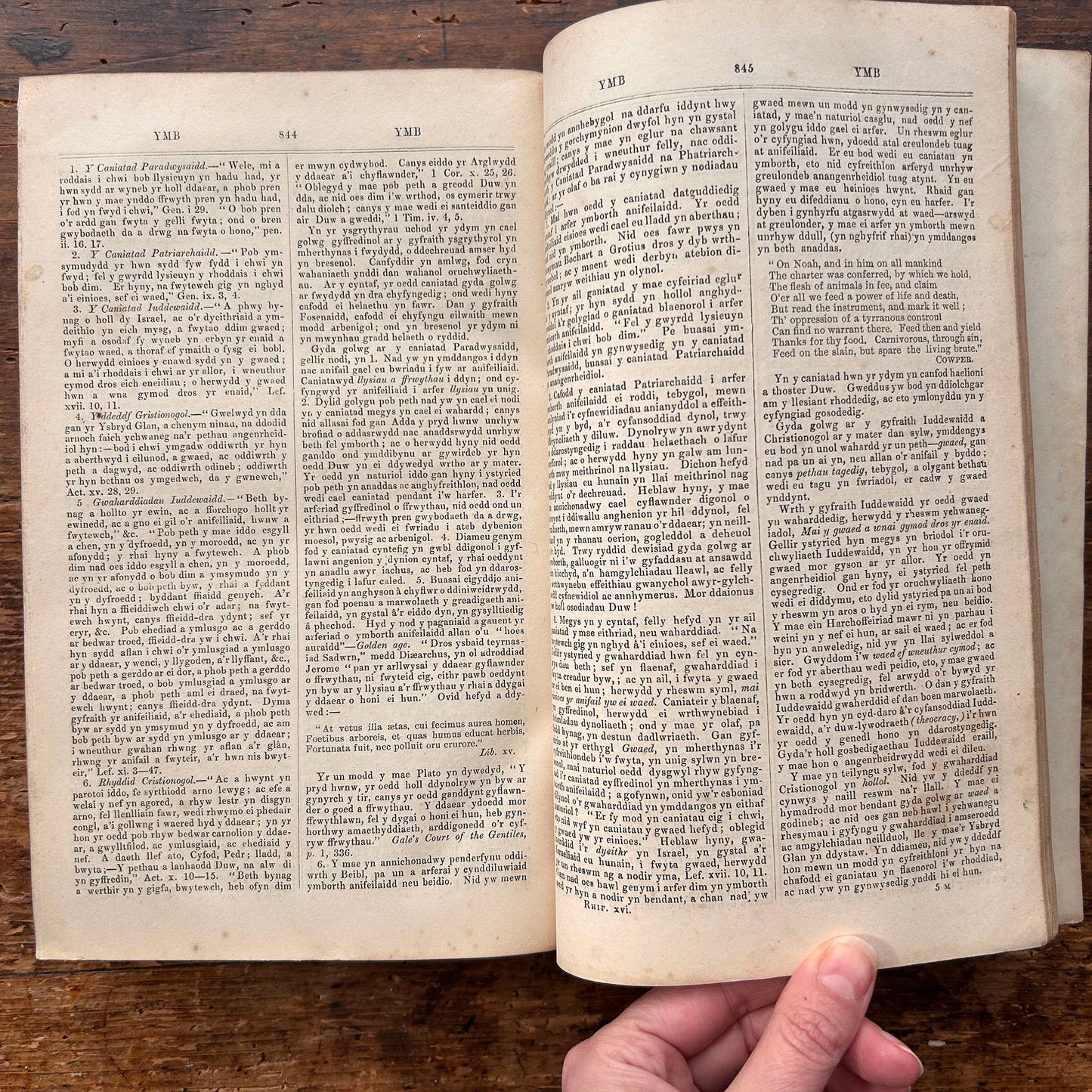 Geiriadur Duwinyddol / Theological Dictionary- W. Jones - Welsh - Antique 1864 (Preloved)